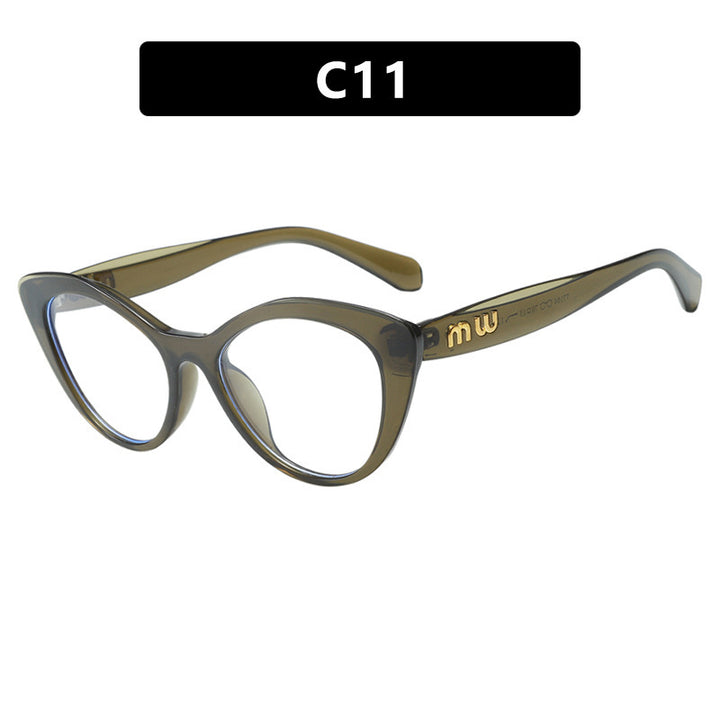 Damen Cat-Eye Sonnenbrille mit elegantem Rahmen und UV-Schutz Karnz
