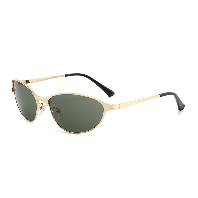 Damen stylische Sonnenbrille im eleganten Ovaldesign mit UV-Schutz Karnz