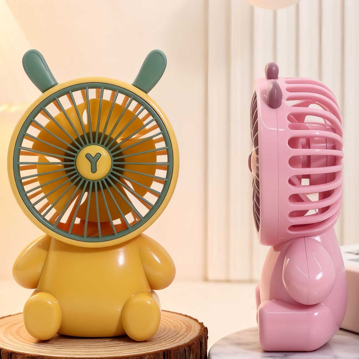 Damen Süßer Handventilator im Tierdesign Karnz