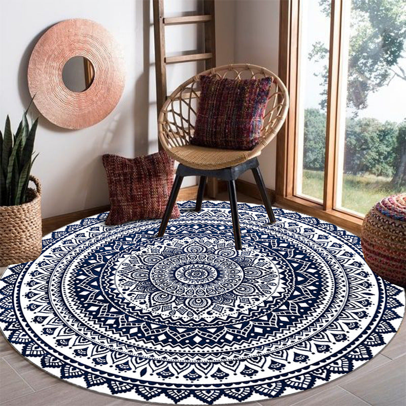 Künstlerisches Mandala-Muster Teppich