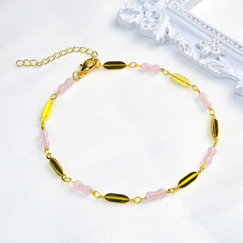 Elegante Edelstein Fußkette Karnz