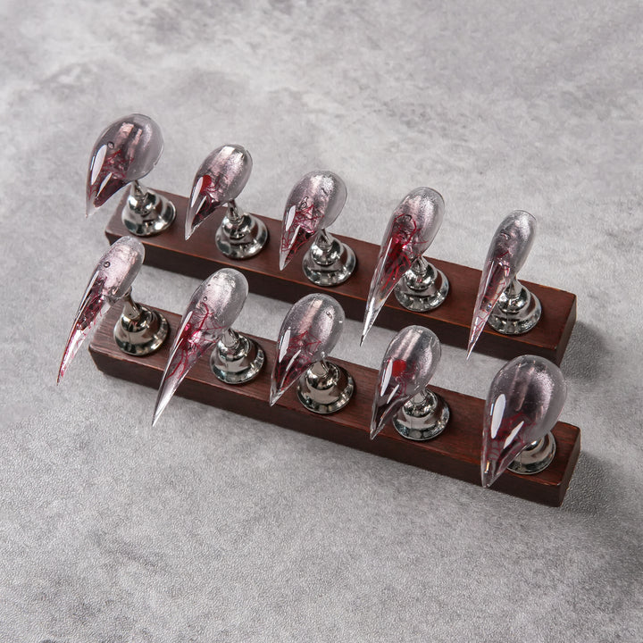 Dekorative Stiletto-Nagelspitzen