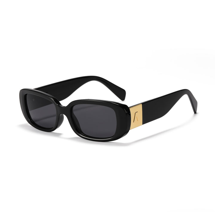 Damen stilvolle quadratische Sonnenbrille mit modernem Kunststoffrahmen Karnz