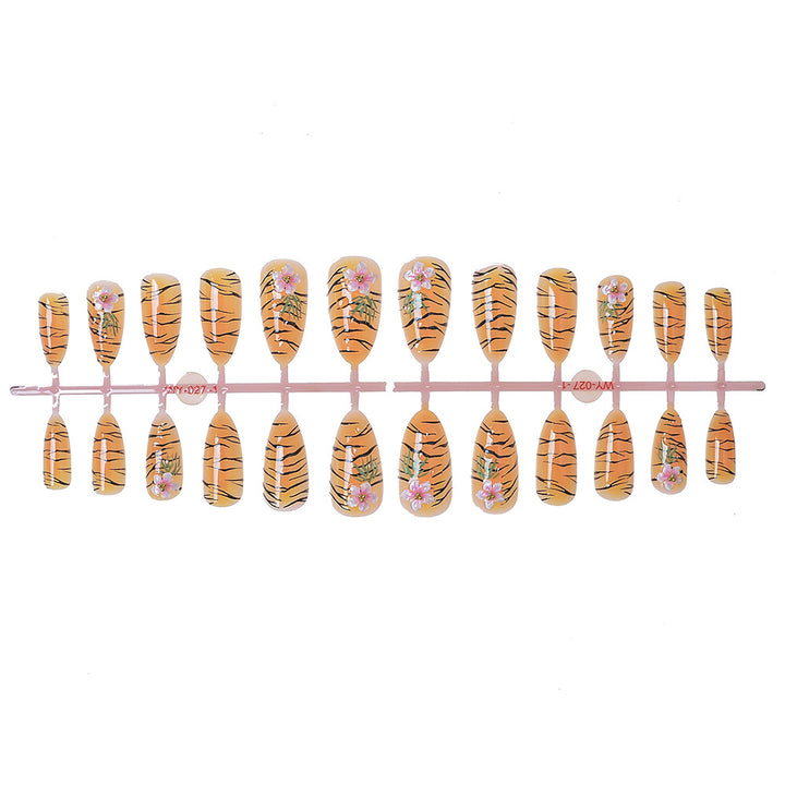 Floral Design Press-On Nail Set Karnz