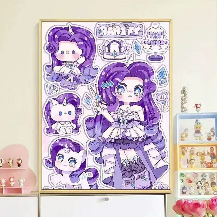 Niedliche Fantasy-Charakter Wandkunst Karnz