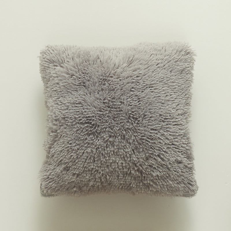Plüschweiche Textur Dekokissen