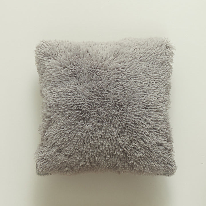 Plüschweiche Textur Dekokissen