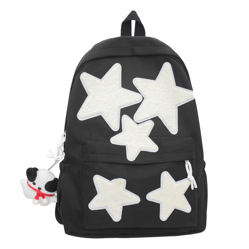 Stern-Stickerei Freizeit Rucksack Karnz
