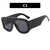 Damen modische oversized Sonnenbrille mit breitem Rahmen und schützendem UV-Filter Karnz