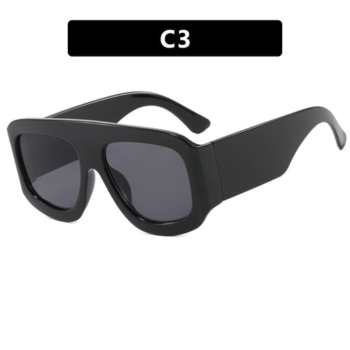 Damen modische oversized Sonnenbrille mit breitem Rahmen und schützendem UV-Filter Karnz