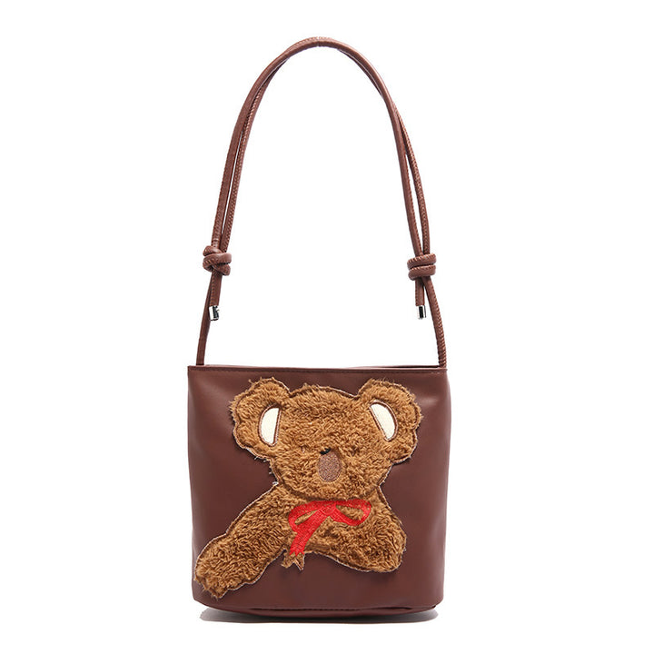 WoCute Teddy Bear Patch Handtasche Karnz