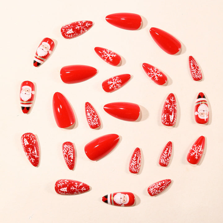Saisonale Feiertags-Themen Nagelkunst Verlängerungen Karnz