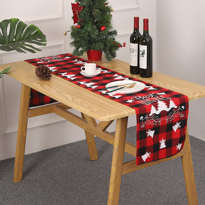 Festlicher Tischläufer mit Weihnachtsmotiv Karnz