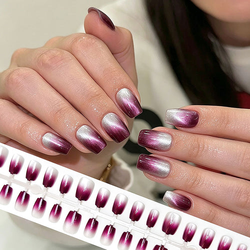 Ombre Glam Press-On Nagelset