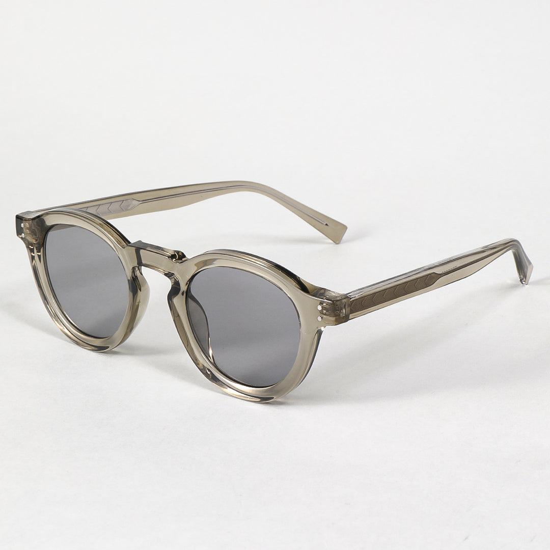 Damen modische Sonnenbrille im klassischen Rundstil Karnz