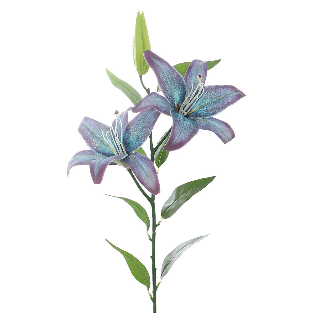 Künstlicher Lilienstängel mit naturgetreuen Blüten Karnz