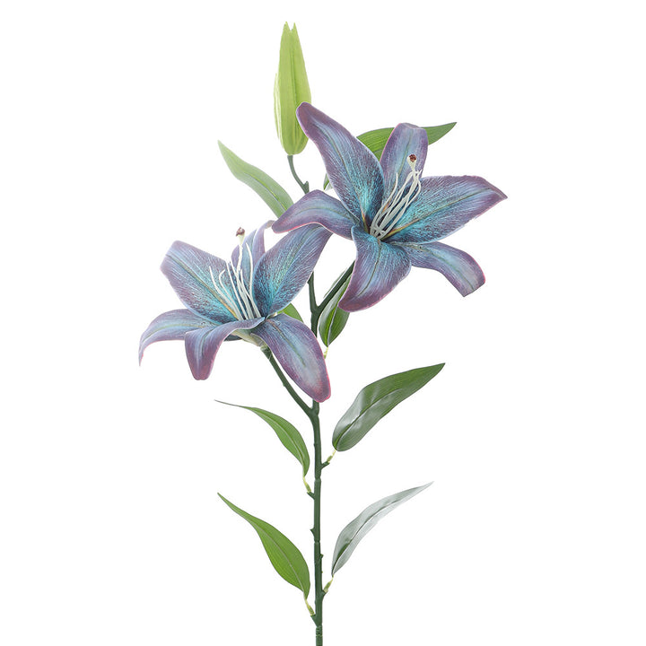 Künstlicher Lilienstängel mit naturgetreuen Blüten Karnz