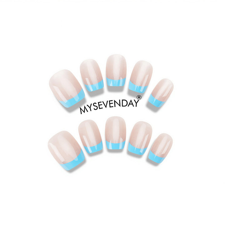 Dekorativer Press-On Nagelset Karnz