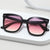Damen oversized Design-Sonnenbrille mit animalischem Muster Karnz