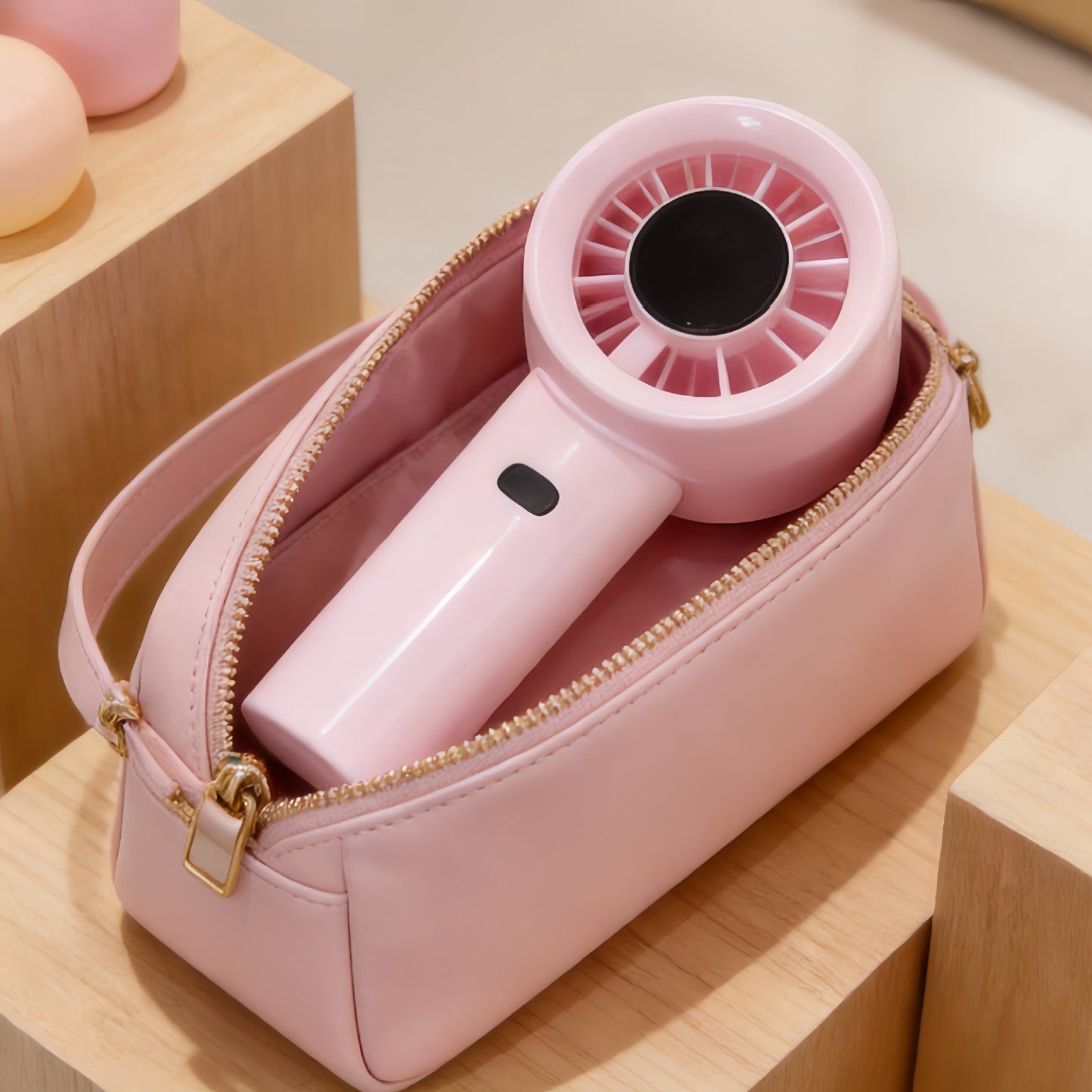 Damen Tragbarer Mini-Lüfter mit USB-Ladefunktion Karnz