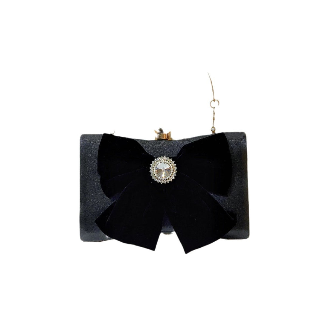 Elegante Bow-Akzent Abend Handtasche