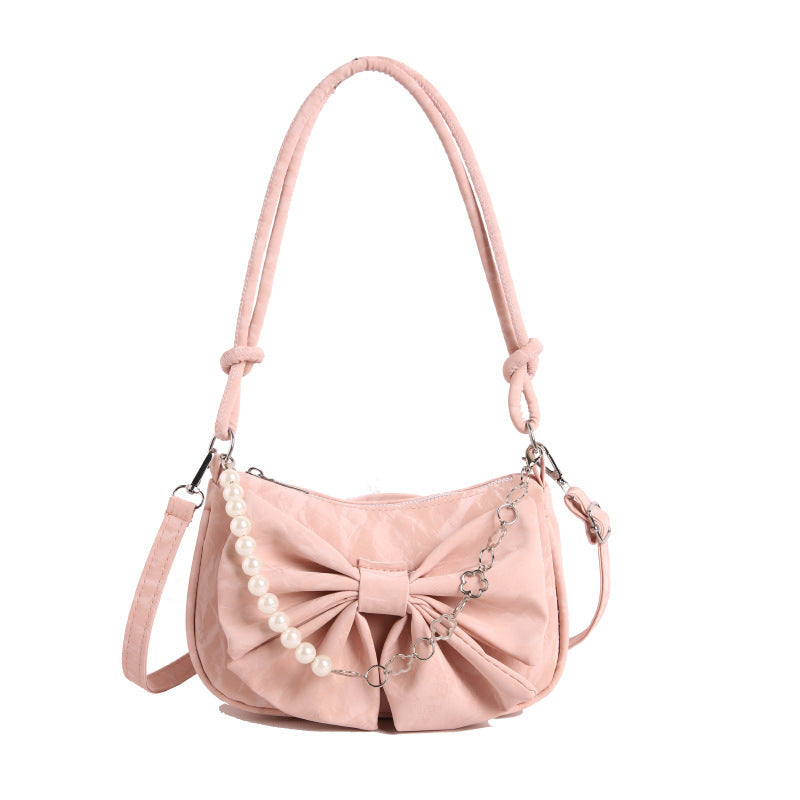 Elegante mit Schleife verzierte Handtasche Karnz
