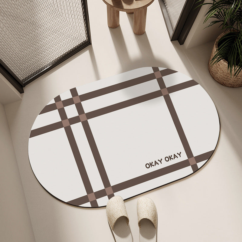 Blumen Design Baumwolle Badmatte Karnz