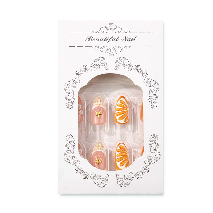 Tropisch Obst Inspiriertes Press-On Nagelset