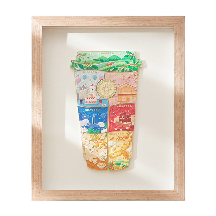 Künstlerisches Puzzle Wandkunst
