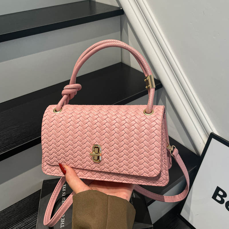 Gewebte Leder Abend-Clutch