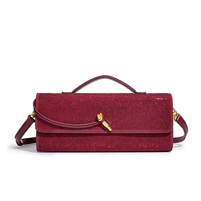 Elegante Abendtasche mit Strassverzierung Karnz