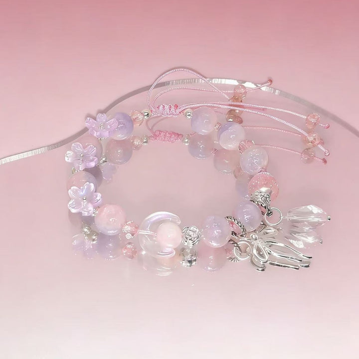 Handgefertigtes florales Perlen charm Armband Karnz