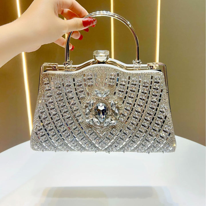 Prunkvolle mit Juwelen besetzte Abendtasche