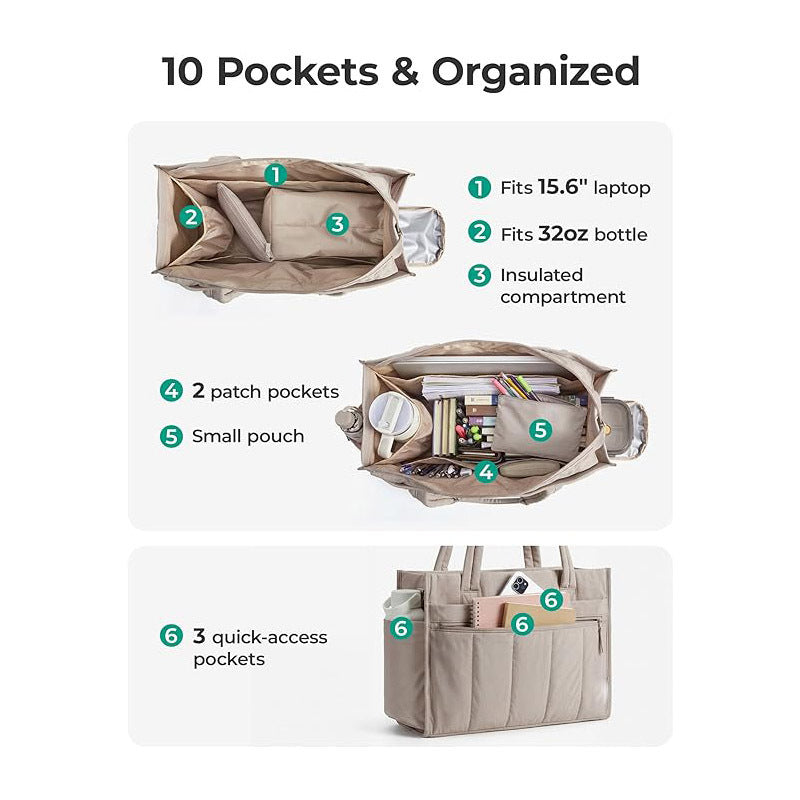 Praktische Kühltasche mit Herausnehmbarem Organizer Karnz