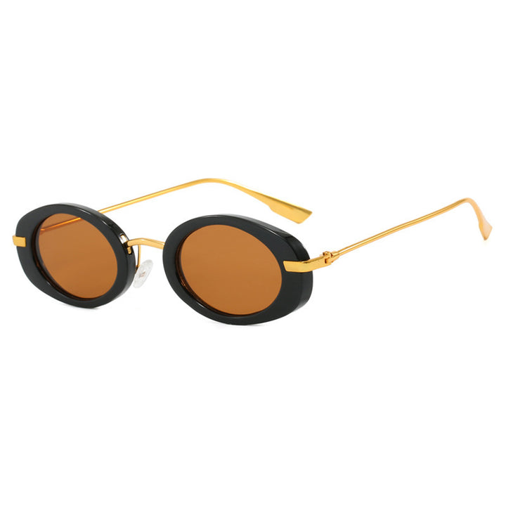 Damen modische Sonnenbrille im eleganten Ovaldesign Karnz