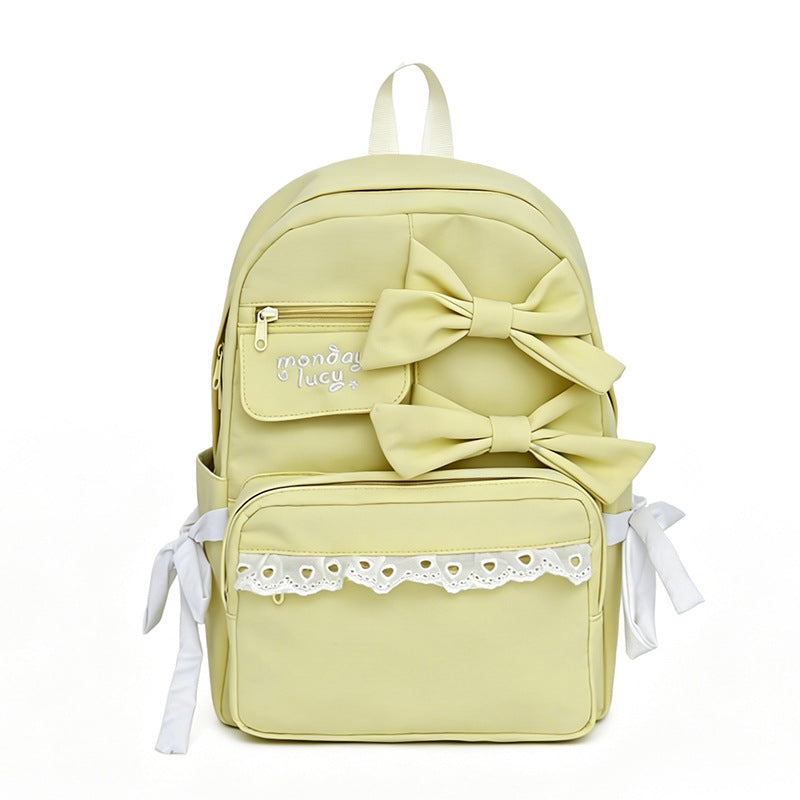 Süße Rucksack mit Schleifen-Detail Karnz