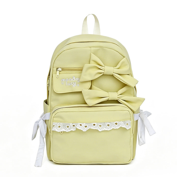 Süße Rucksack mit Schleifen-Detail Karnz
