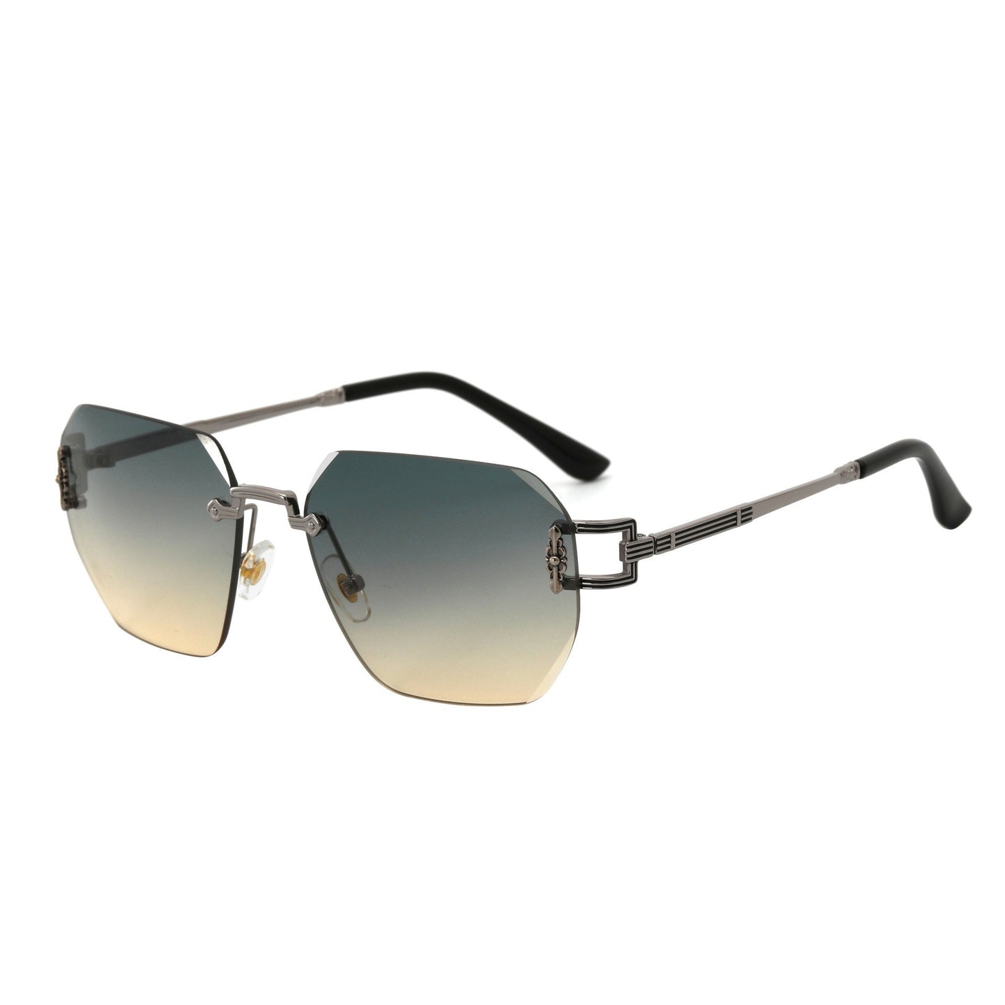 Damen Designer-Sonnenbrille im modernen, geometrischen Design Karnz
