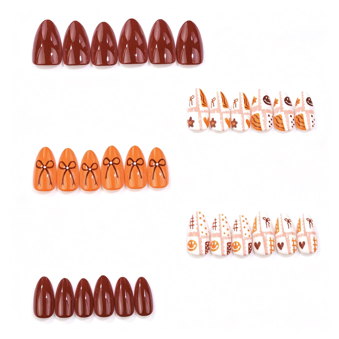 Kreatives handgemaltes Druck-Nagelkunst-Set