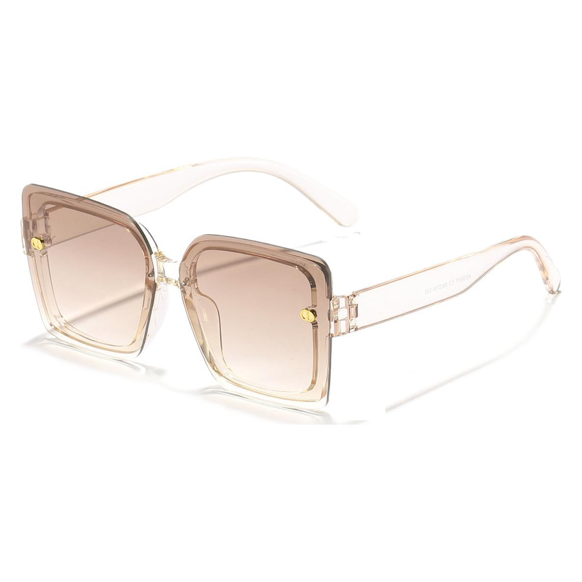 Damen modische Sonnenbrille mit quadratischem Design und hochwertigem Rahmen Karnz