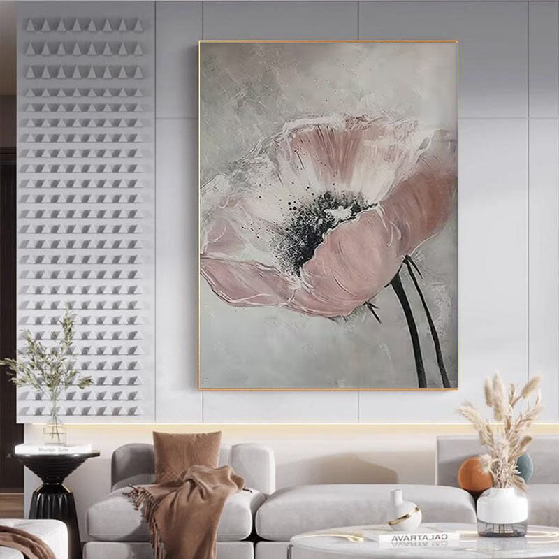 Elegante Blumen Wandkunst
