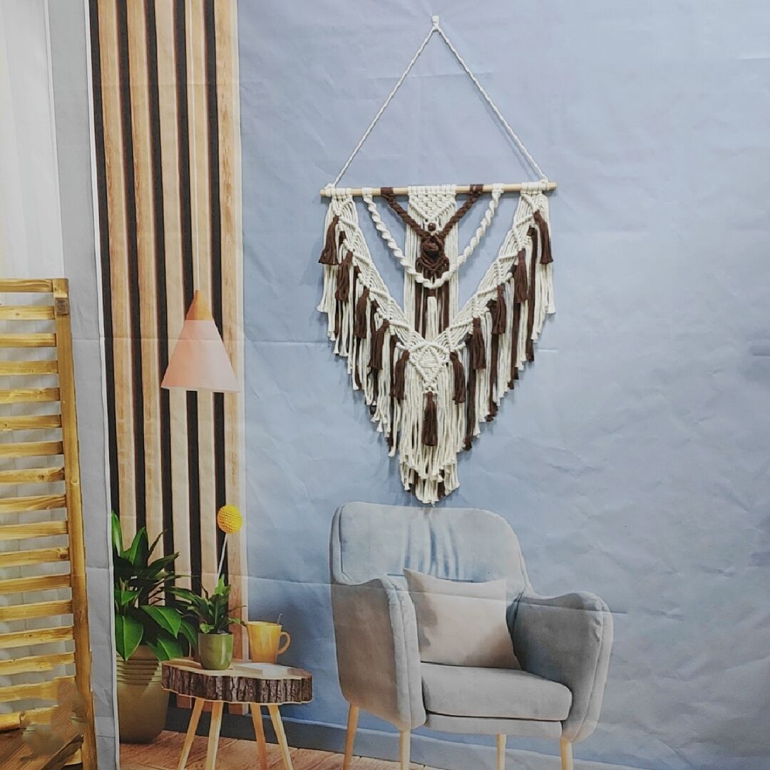 Macrame Wandbehang Karnz