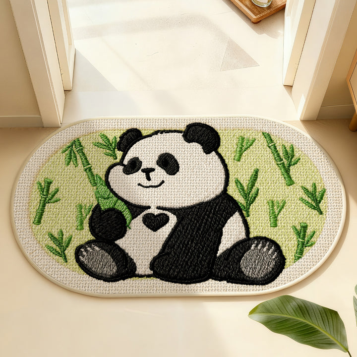 Niedliche Panda-Themen Innen-Dekorationsmatte