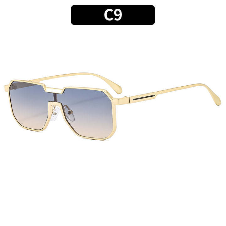 Moderne Übergroße Geometrische Sonnenbrille