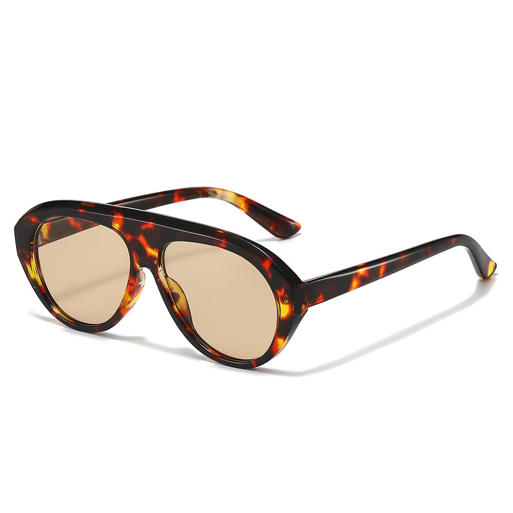 Oversized Geometric Aviator Sonnenbrille Karnz