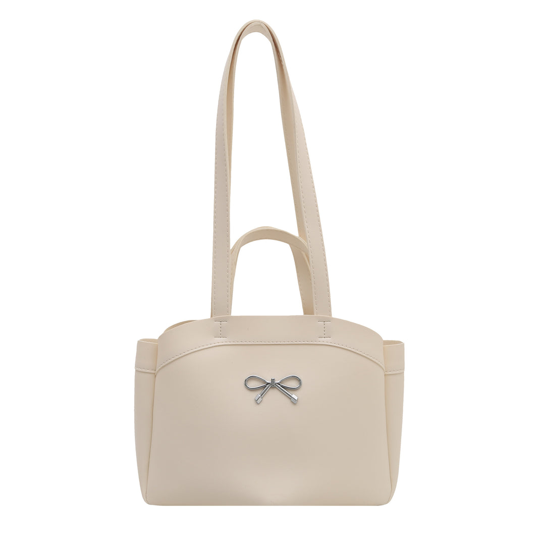 Elegante Bogen-Akzent Handheld Tote Bag Karnz
