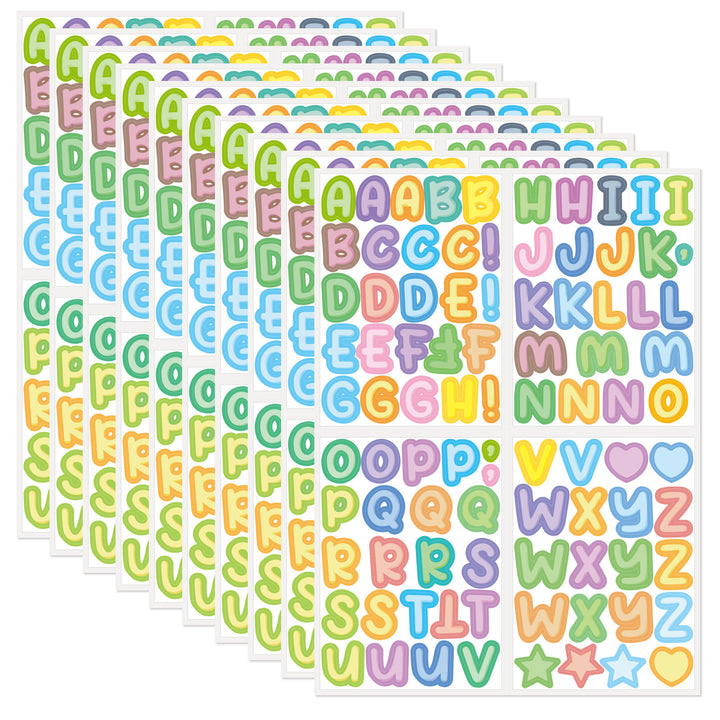 Farbige Alphabet Sticker Set Karnz