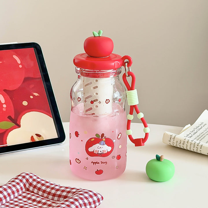 Damen kreative Trinkflasche mit Obstmotiv Karnz