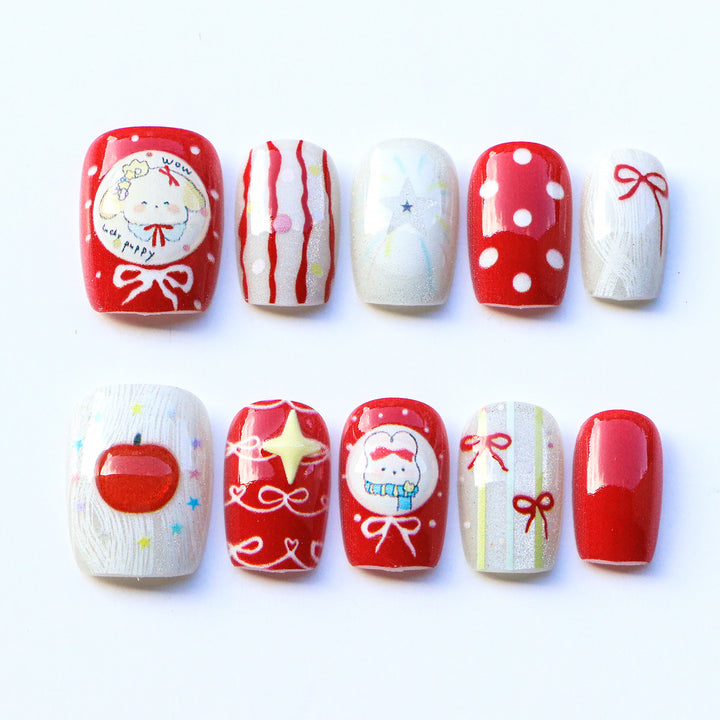 Urlaubs-Themen Press-On Nagelkunst Set