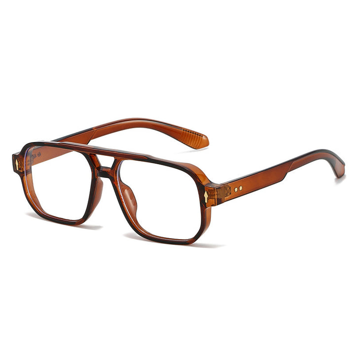 Oversized geometrische Sonnenbrille mit verbesserter UV-Schutz Karnz